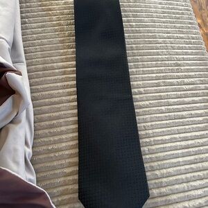 Classic Men's Black Solid Tie